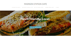 Desktop Screenshot of madisonstationcafe.com